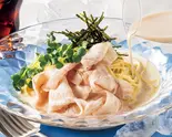 【冷製】冷しゃぶの出汁パスタ（カッフェイタリアントマト 仙台名掛丁店）