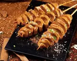 手工大面筋(2本)絶品串焼きグルテン（四川料理 成都小吃）