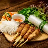 Nem Nướng 焼き肉レモングラス巻（かぼちゃアジアンキッチン）