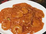 エビチリソースやきそば（鴻運食房）