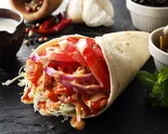 『ヘルシーチキン』ケバブ トルティーヤロール（Mrs Istanbul Kebab Delivery 高宮1丁目2号店）