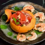 Gỏi Bưởi グレープフルーツサラダ（かぼちゃアジアンキッチン）