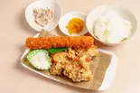 海老かつ&鶏のからあげ弁当(よりみちキッチンころMOG)