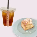 発酵バターのプレーンスコーンとドリンクのセット（Mirow -サンドイッチとお菓子とお飲みもの-）