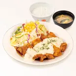 チキン南蛮定食(味噌汁付)（松屋 天神店）