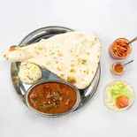 Cマトンカレー Mutton curry set(インド料理スーリヤ 東麻布店)