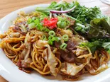 焼きそば＆サラダ（クラフトビール＆広島お好み焼き D.speed）