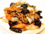 牛肉の黒胡椒炒め定食（中国家常菜 祥龍房）
