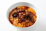 牛あいがけ 麻婆丼（味芳斎）