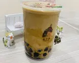 麦芽黒糖ミルクティー M(HOT)（茶千歳杉田店）