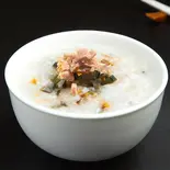 ピータンと豚挽き肉のおかゆ（本格中華料理 永利 六本木店）