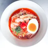 無添加ビビン冷麺(海老と炙りサラダチキンと自家製キムチ)（冷麺とチヂミの店 면면(ミョンミョン)）