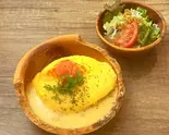 オムライス明太プレミアムクリームソース（みなとがわおむらいす）