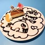 ネイビーくんプレート（ネイビーブルー 福岡天神コンカフェ）