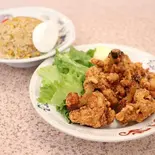 萬来軒唐揚げ炒飯セット（萬来軒）