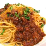 湊川ミートソース(大盛り無料)（湊川イタリアン ソラレ）