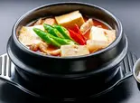 豆腐&豚キムチチゲ(鶏肉販売 なかの食鶏 大阪エリア店)