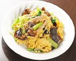 豚肉、玉子ときくらげ炒め(口福 食彩雲南 過橋米線)