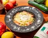 【人気No.2】厚切りベーコンのカルボナーラ Carbonara Pasta with Thickly-Sliced Bacon（【おうちDE本格イタリアン】La Promessa）