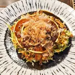 米粉お好み焼き:スパイシー(豚、唐辛子)(ABENO HUB)