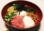 ミニねばとろトロタク丼（DONBURI HAPINES TORIYAMA ★どんぶり ハピネス 鳥やま 東十条鳥やま店）