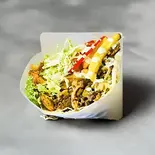 ミックス(鳥と牛肉)ケバブサンド Mix Kebab Sandwich(ぐるぐるケバブ ハラールレストラン)