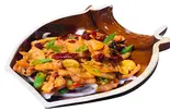 豚肉の湖南風炒め(湘南小炒肉)（四季香上野店）