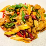 豚肉の湖南風炒め（串門‐創作中国料理）