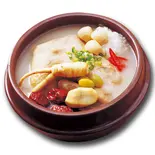 半参鶏湯 (サムゲタン) Korean Chicken Soup (Half)（ナッコプセ専門店 海雲台 해운대）