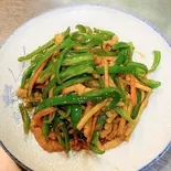 青椒肉絲（味美居）