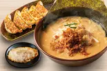 江戸前味噌らーめん+炙りチャーシュー1枚+餃子（麺場 田所商店 行徳店）