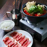 牛肉麻辣湯鍋定食（鍋の専門店 左舞璃菜 鳳）