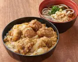 唐とじ丼とミニうどん(温)（丼とミニうどんのぶん福）