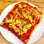 マリナーラ・ピザトースト（パンとスープ。Cafe Karanos[カラノス]）