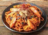 ソーセージ極太ブルダック麵(新宿ブルダックポックンミョン 弘明寺店)