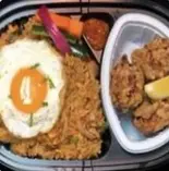 Nasi Goreng(インドネシアチャーハンとからあげ弁当)（Dapoer indonesia~インドネシアの台所~）