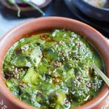 ほうれん草ジャガイモカレー/Sag Potato Curry（南インドエスニックレストランエローラパレス洗足池）
