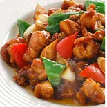 鶏肉の味噌炒め-酱爆鸡丁（大福源）
