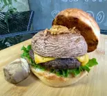 【数量限定】ブラウンマッシュルームチーズバーガー(BURGERS NEW YORK)