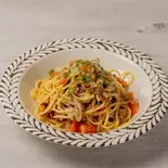 豚肉とトマトのスパイシーパスタ（CAFE＆BAL IKOINOBA）
