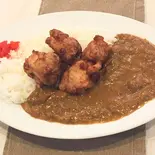 唐揚げカレーライス(カレー那古屋)