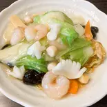 海鮮あんかけ焼きそば（勝生中華料理三ノ輪店）