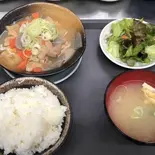 もつ煮込み定食(居酒屋福盛)