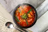 トマトユッケジャンスープ|酸味x旨辛スープ（世田谷区焼肉いちわ|麺とご飯で楽しむ「ユッケジャン」杉並店）