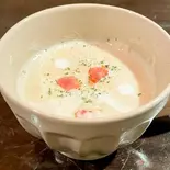 たっぷりきのことチーズのポタージュスープ(minnかふぇ&merrycram)