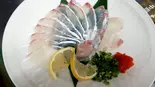 白身の薄造り（寿司割烹呂歩）
