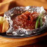 【152】濃厚ビーフシチューの包み焼きハンバーグ145g（ココス 大橋店）
