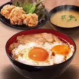 焼豚玉子飯 (唐揚3・みそ汁)セット≪2028≫（デリズ京急鶴見店）