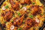 Chicken biriyani(チキンビリヤニ)（MEZBAAN HALAL KITCHEN）
