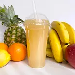 ピーチスムージー Peach Smoothie(【ヘルシーアサイーボウル】&【グリークヨーグルト】 GOODスムージー 錦糸町店 Acai Bowls and Smoothies)